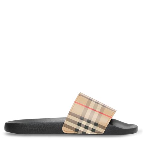 burberry sliders mens|flannels sliders men.